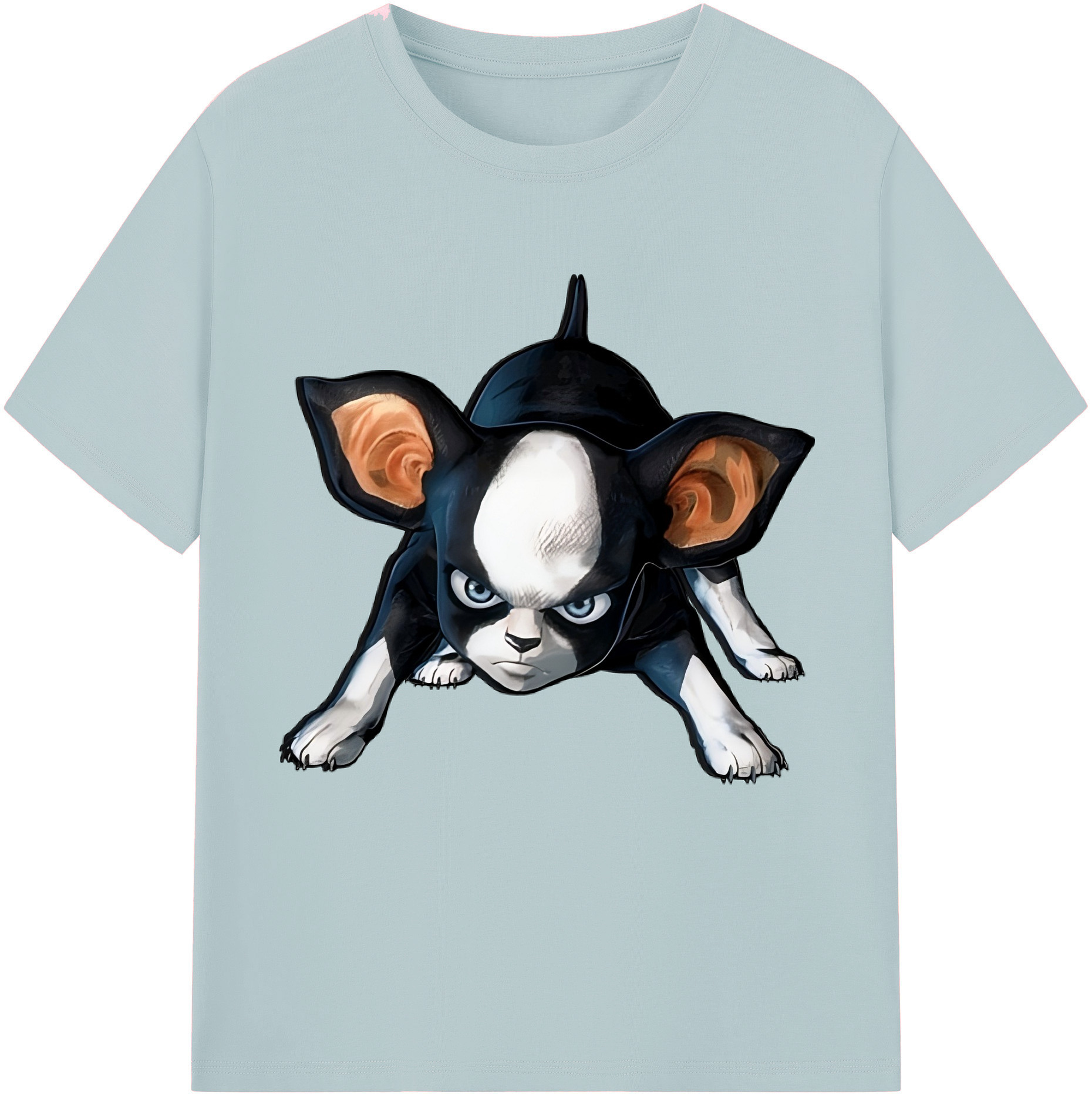 （画像用） ジョジョの奇妙な冒険 イギー JoJo's Bizarre Adventure Iggy 綿100％半袖Tシャツ（フロントプリント）
